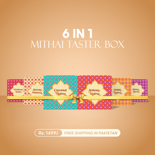 6 in 1 Mithai Taster Box