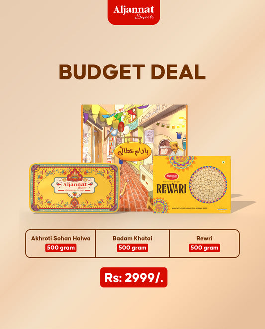 Badam Khatai | Akhroti Halwa | Rewari (Budget Bundle)