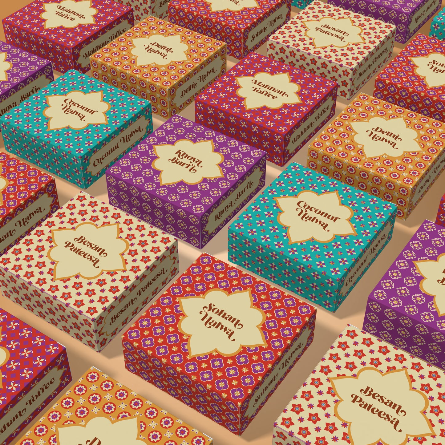 6 in 1 Mithai Taster Box